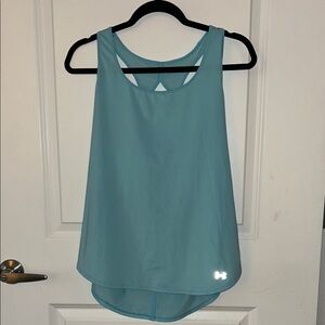 Under Armour Women's Light Blue Tank Top, Size Large